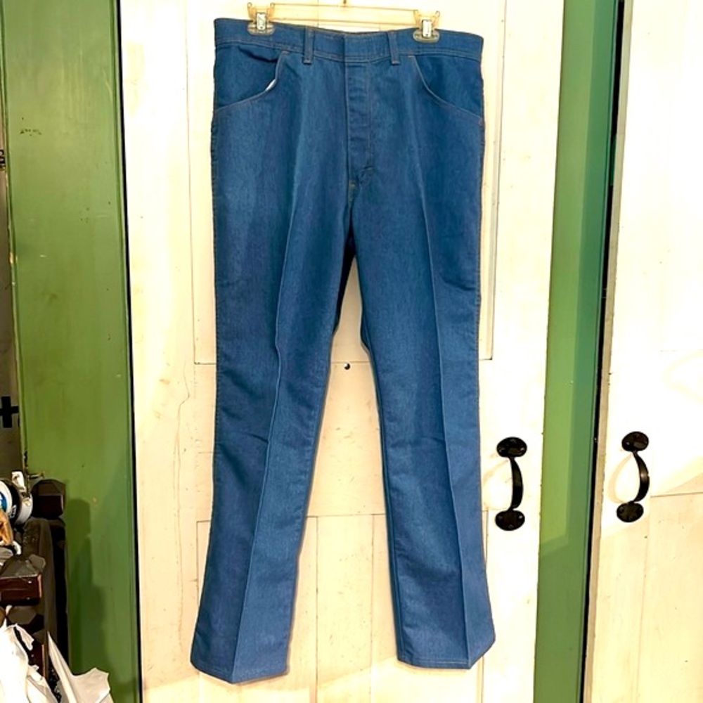 2/$50 EC VTG Comfort Action Sports Brushed Denim Jeans 1970s by VF Jeanswear Inc